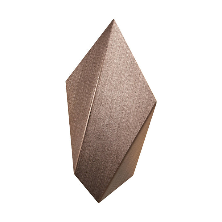 Lisslune | Metallic geometric wall-mounted light postmodern 1 light black/gray/white wall lamp fixture