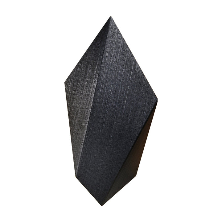 Lisslune | Metallic geometric wall-mounted light postmodern 1 light black/gray/white wall lamp fixture