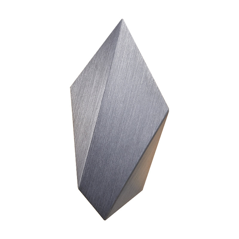 Lisslune | Metallic geometric wall-mounted light postmodern 1 light black/gray/white wall lamp fixture