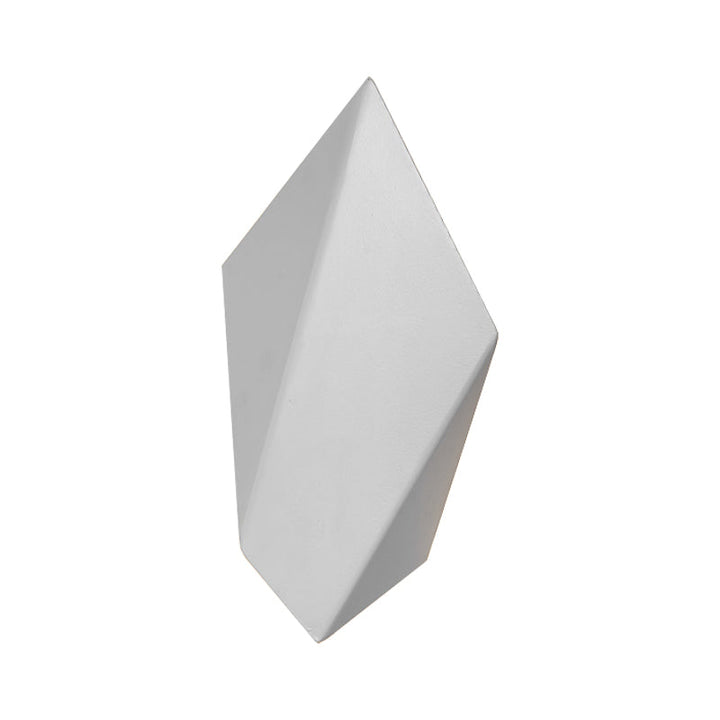 Lisslune | Metallic geometric wall-mounted light postmodern 1 light black/gray/white wall lamp fixture