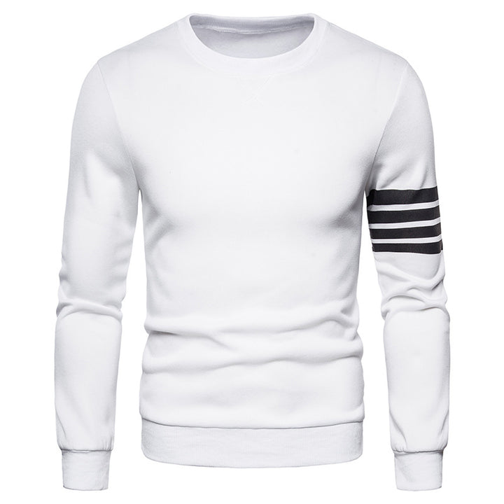Men's fashionable sweatshirt with sporty stripe design Lisslune