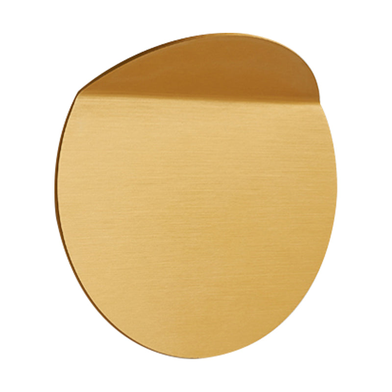 Lisslune | Contemporary round metal wall light black/gray/white LED wall-mounted light for hallway
