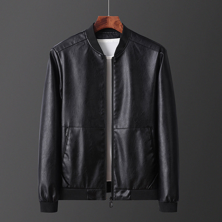 Men's Stylish and Lightweight Leather Jacket Lisslune