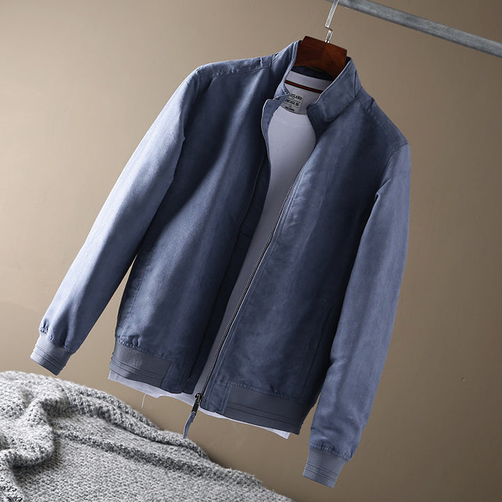 Men's casual relaxed outdoor jacket with soft upper material and practical pockets Lisslune