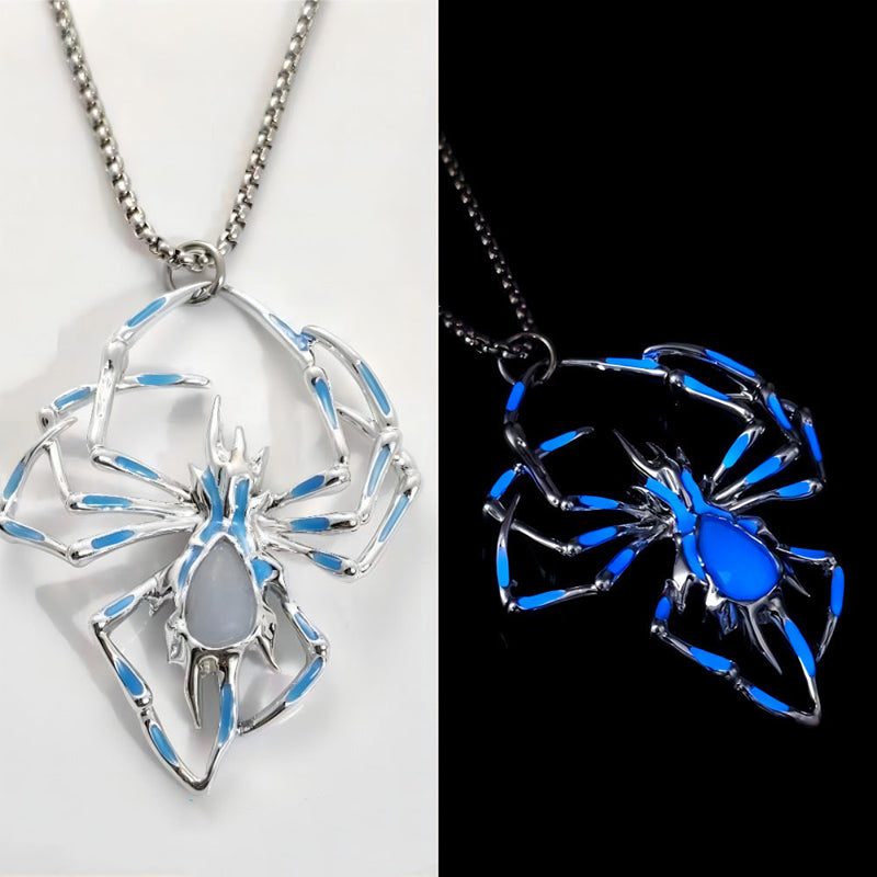 Lisslune | Glow-in-the-Dark 3D Spider Necklace