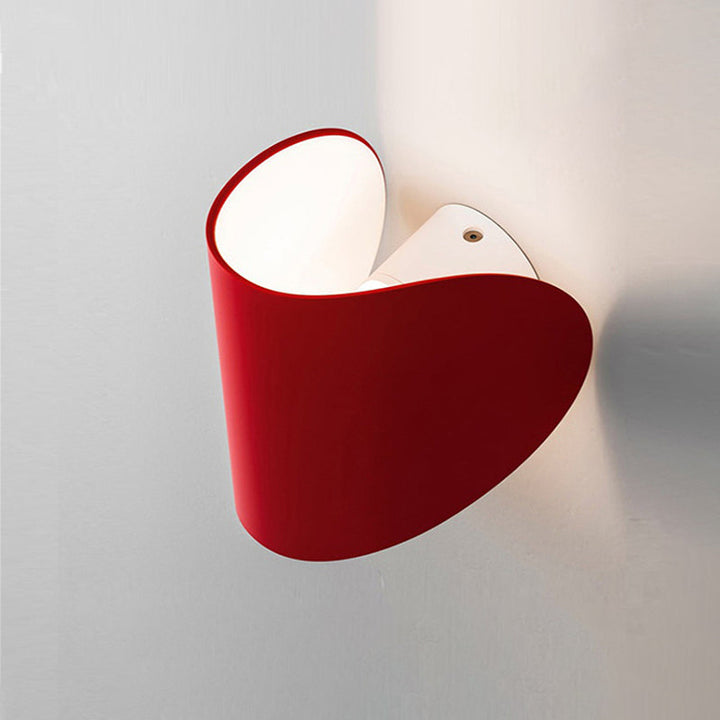 Lisslune | Curved LED Wall Light Minimalist Metal Living Room Lighting