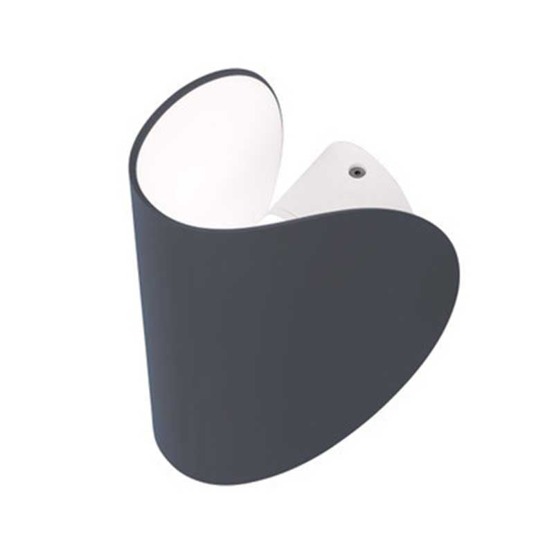 Lisslune | Curved LED Wall Light Minimalist Metal Living Room Lighting