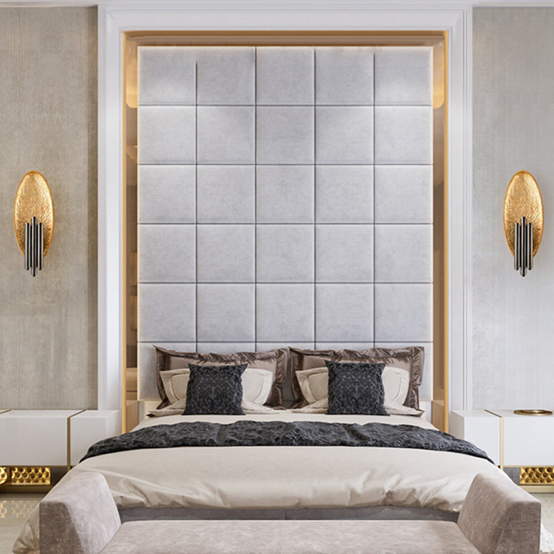 Lisslune | Rectangular Living Room LED Flush Wall Rail Metal Postmodern Style Wall Lamp