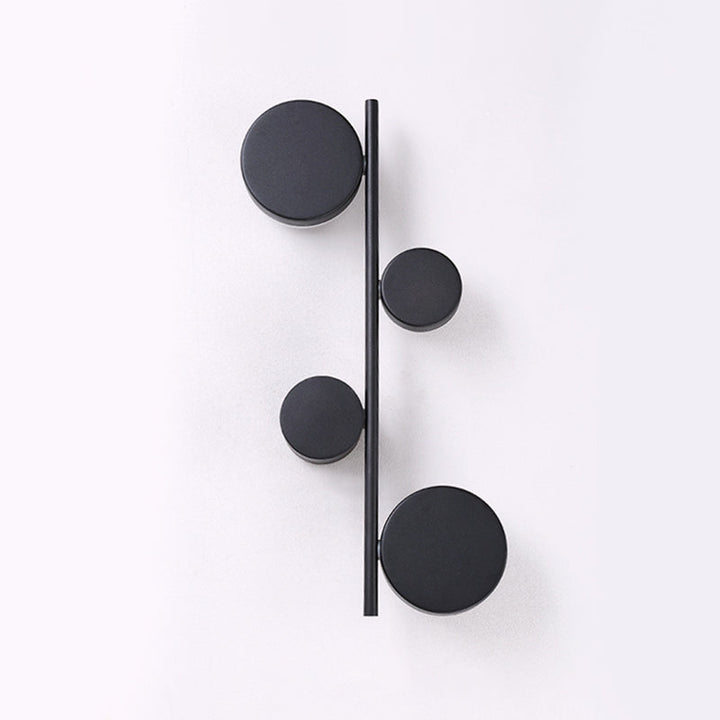 Lisslune | Circle Wall Mounted Light Post-Modern Metallic Living Room LED Wall Lighting for Living Room