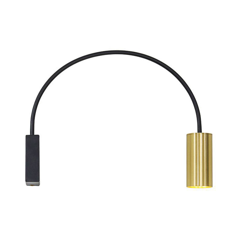 Lisslune | Arch Living Room LED Wall Mount Light Metallic Postmodern Wall Lighting Fixture