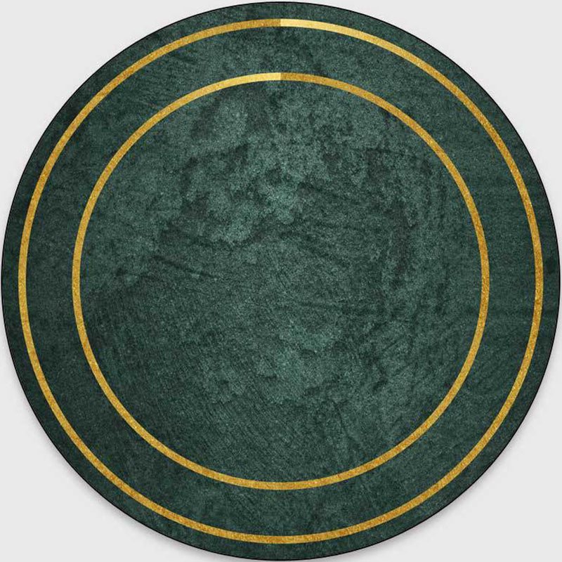 Lisslune | Glam Mid-Century Rug Multicolor Marble Look Rug Pet Friendly Stain Resistant Non-Slip Back Rug for Living Room