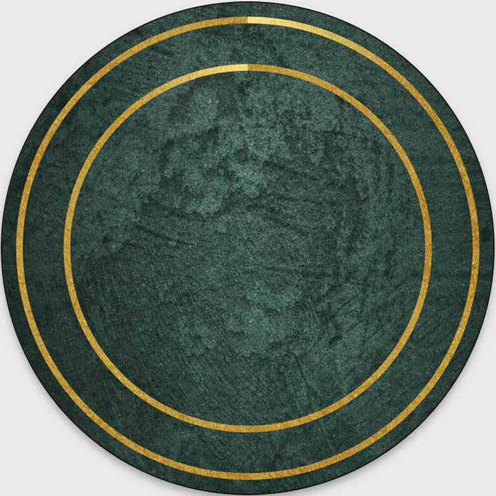 Lisslune | Glam Mid-Century Rug Multicolor Marble Look Rug Pet Friendly Stain Resistant Non-Slip Back Rug for Living Room