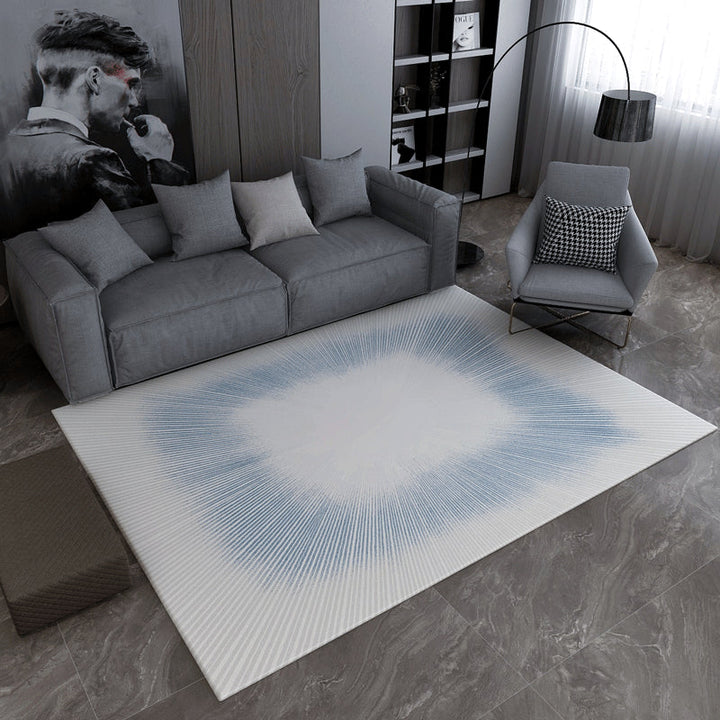 Lisslune | Contemporary Abstract Pattern Carpet Multicolor Polypropylene Carpet Non-Slip Pet Friendly Stain Resistant Carpet for Large Room