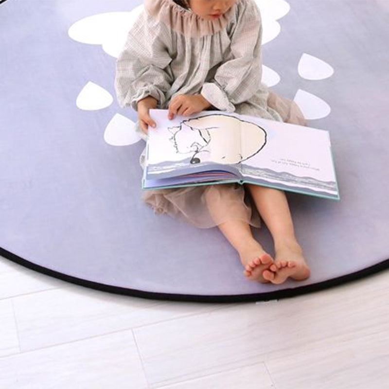 Lisslune | Unique Multicolored Kids Style Carpet Cotton Pattern Carpet Pet-Friendly Carpet for Playroom