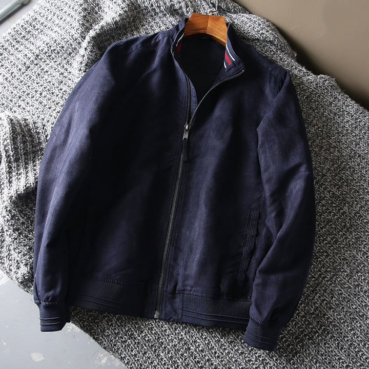 Men's casual relaxed outdoor jacket with soft upper material and practical pockets Lisslune