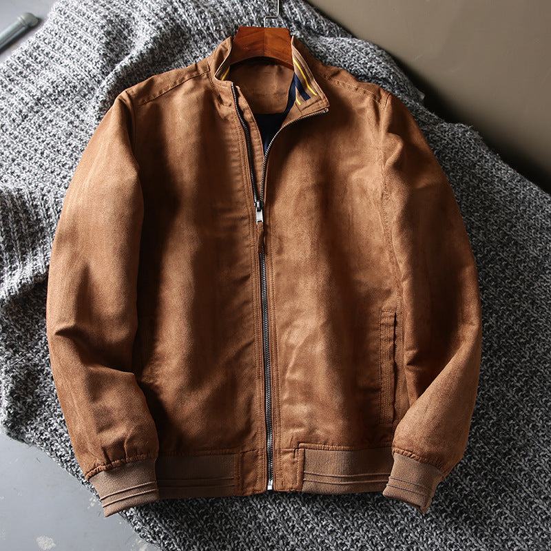Men's casual relaxed outdoor jacket with soft upper material and practical pockets Lisslune