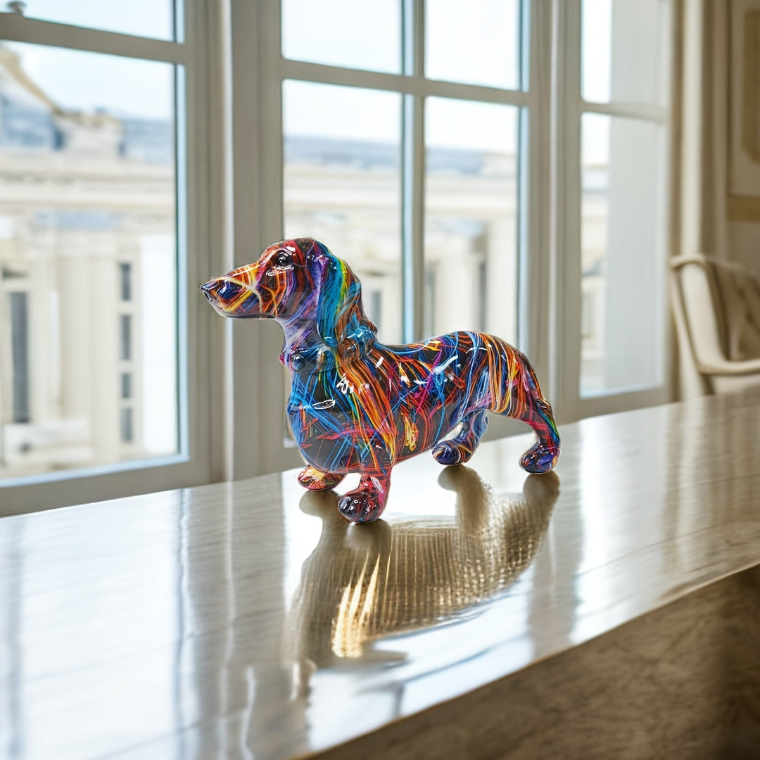 Lisslune | Graffiti Dachshund Sculpture