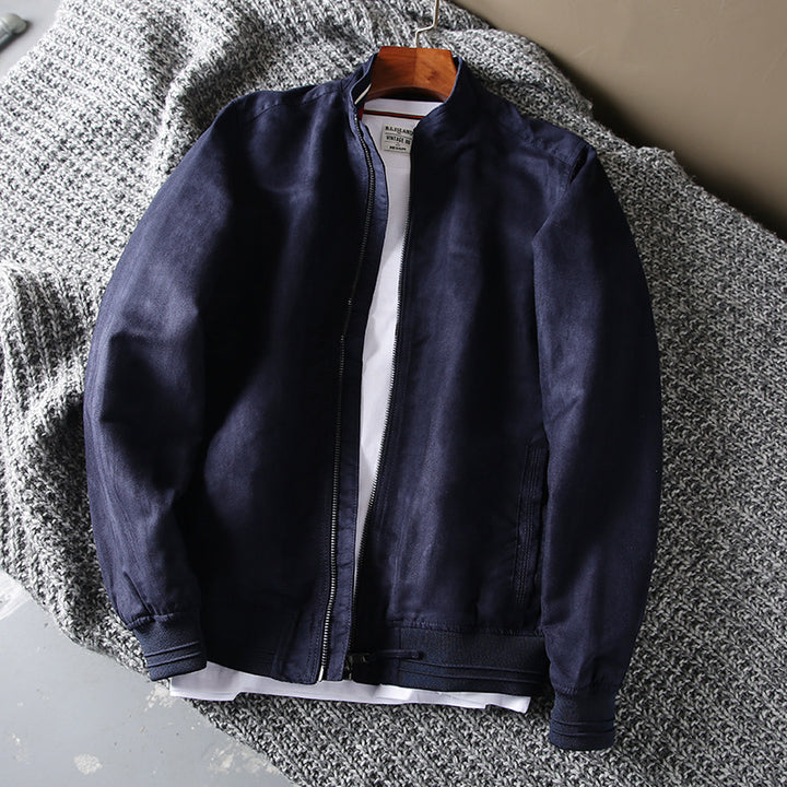 Men's casual relaxed outdoor jacket with soft upper material and practical pockets Lisslune