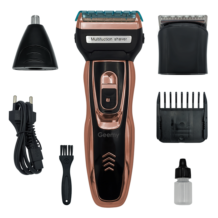Lisslune | ProCare 3-in-1 Trimmer – Wireless Beard Trimmer, Nose Hair Trimmer and Shaver