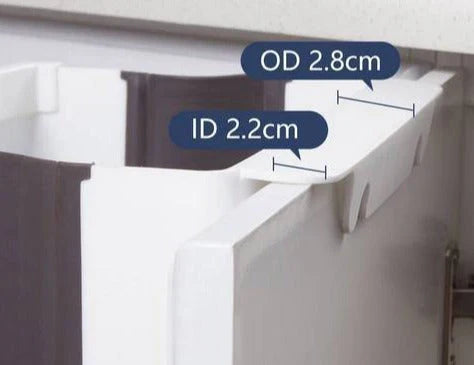 Lisslune | Practical Wall Trash Can – Foldable Trash Bin for the Kitchen