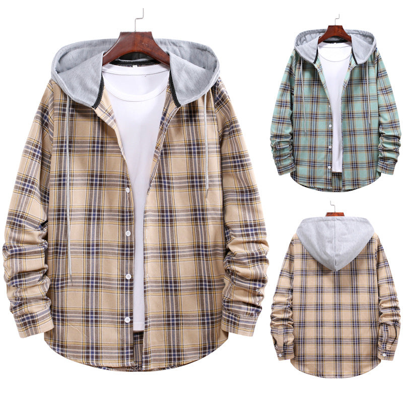 Men's shirt with integrated hood Lisslune