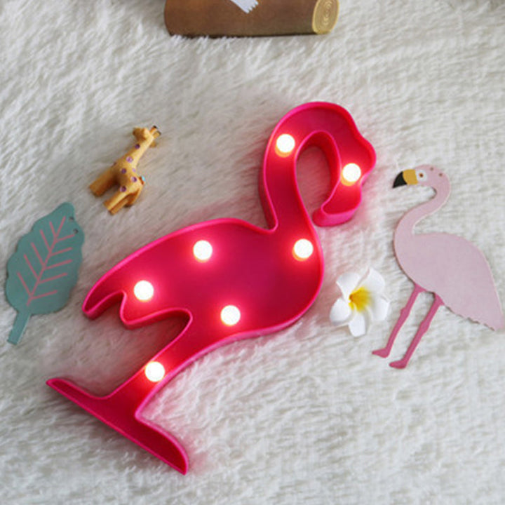 Skørter | Artistic Cartoon-shaped LED Table Lamp Plastic Bedroom Battery Nightstand Lamp