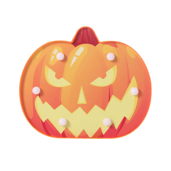Skørter | Pumpkin-shaped bedroom battery table lamp plastic Kids style LED bedside lighting
