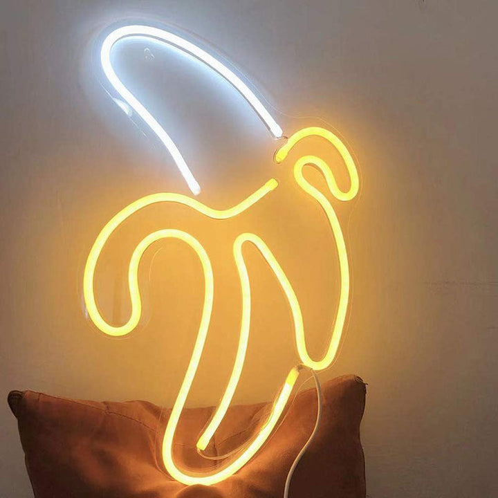 Skørter | Plastic Cartoon Shaped USB Wall Light Artistic LED Neon Night Lamp for Living Room