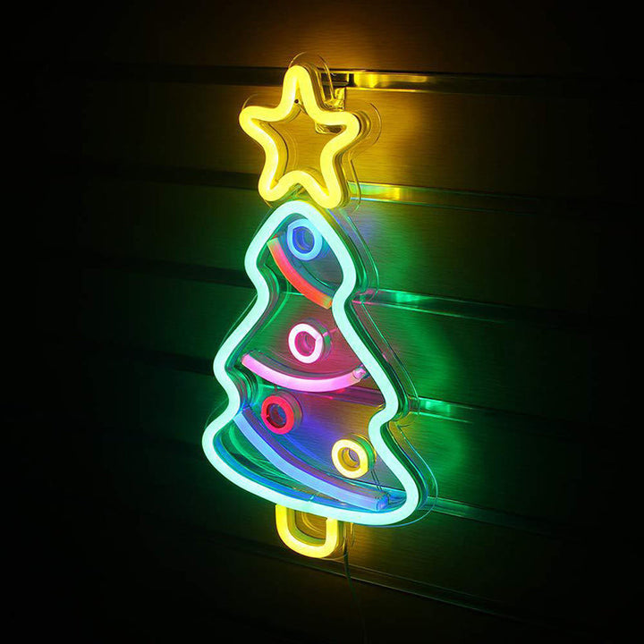 Skørter | Plastic Cartoon Shaped USB Wall Light Artistic LED Neon Night Lamp for Living Room