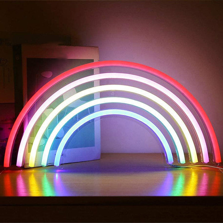 Skørter | Plastic Cartoon Shaped USB Wall Light Artistic LED Neon Night Lamp for Living Room