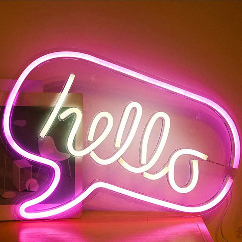 Skørter | Plastic Cartoon Shaped USB Wall Light Artistic LED Neon Night Lamp for Living Room