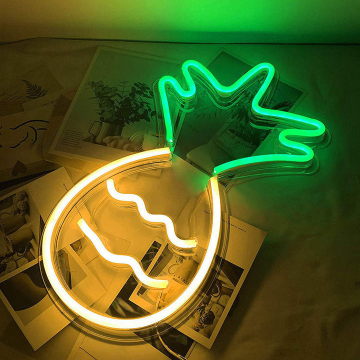 Skørter | Plastic Cartoon Shaped USB Wall Light Artistic LED Neon Night Lamp for Living Room