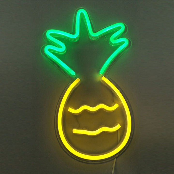 Skørter | Plastic Cartoon Shaped USB Wall Light Artistic LED Neon Night Lamp for Living Room