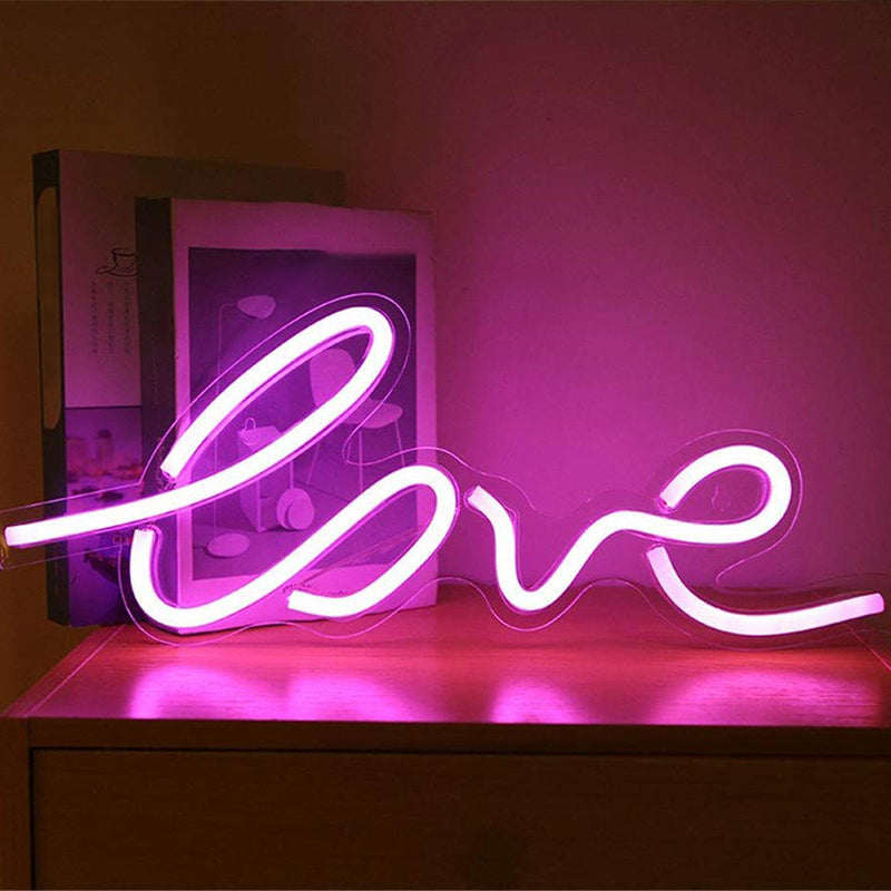 Skørter | Plastic Cartoon Shaped USB Wall Light Artistic LED Neon Night Lamp for Living Room