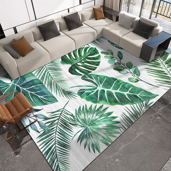 Lisslune | Glam 3D Print Geometric Rug Multicolored Modern Rug Polyester Pet Friendly Stain Resistant Non-Slip Rug for Home