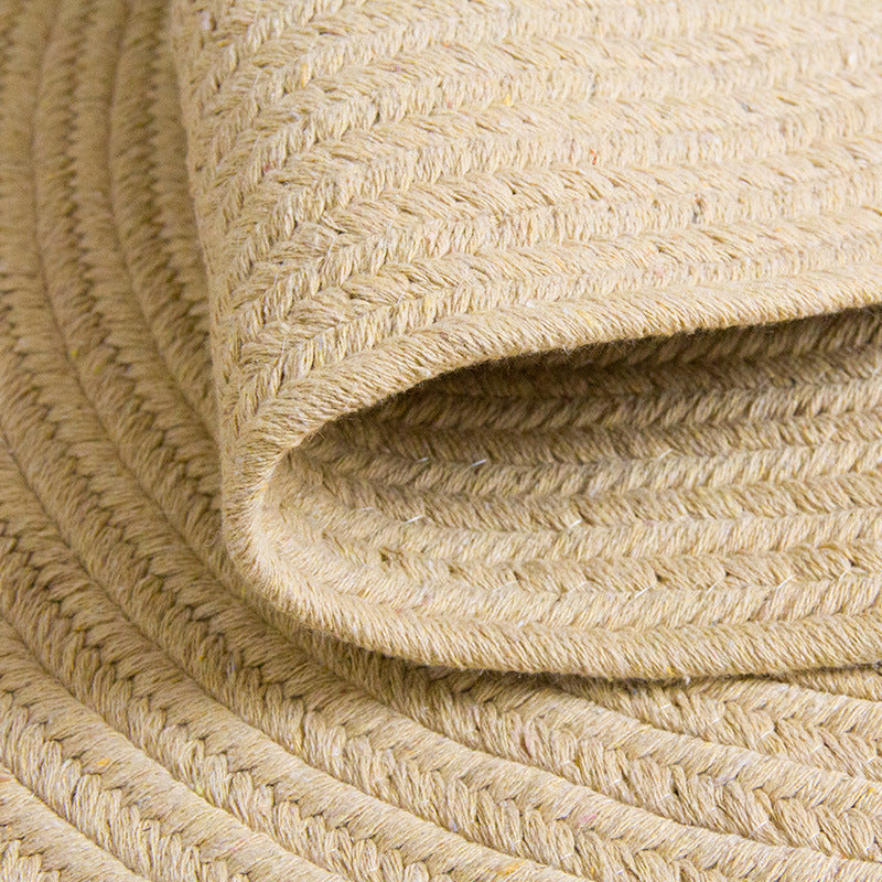 Lisslune | Fine Multicolor Solid Carpet Jute Lodge Carpet Easy Maintenance Durable Carpet for Bedroom