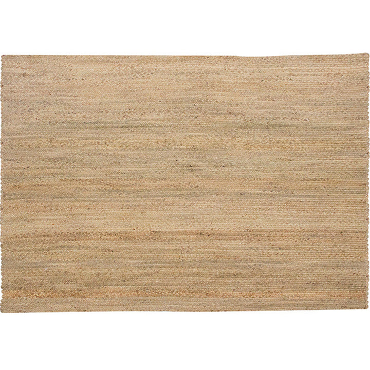 Lisslune | Multi-Color Living Room Rug Rustic Solid Color Carpet Natural Jute Pet Friendly Washable Non-Slip Mat Rug