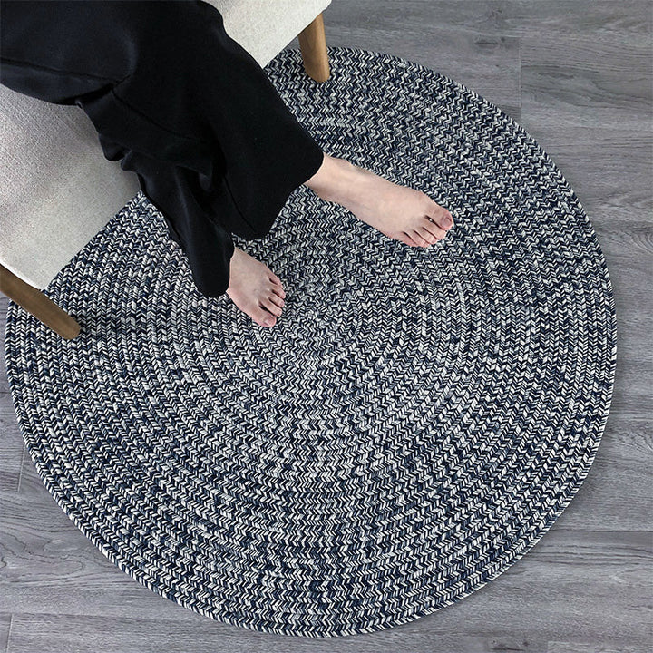 Lisslune | Stylish Multicolor Solid Carpet Polypropylene Cottage Carpet Stain Resistant Non-Slip Back Washable Carpet for Seating Area