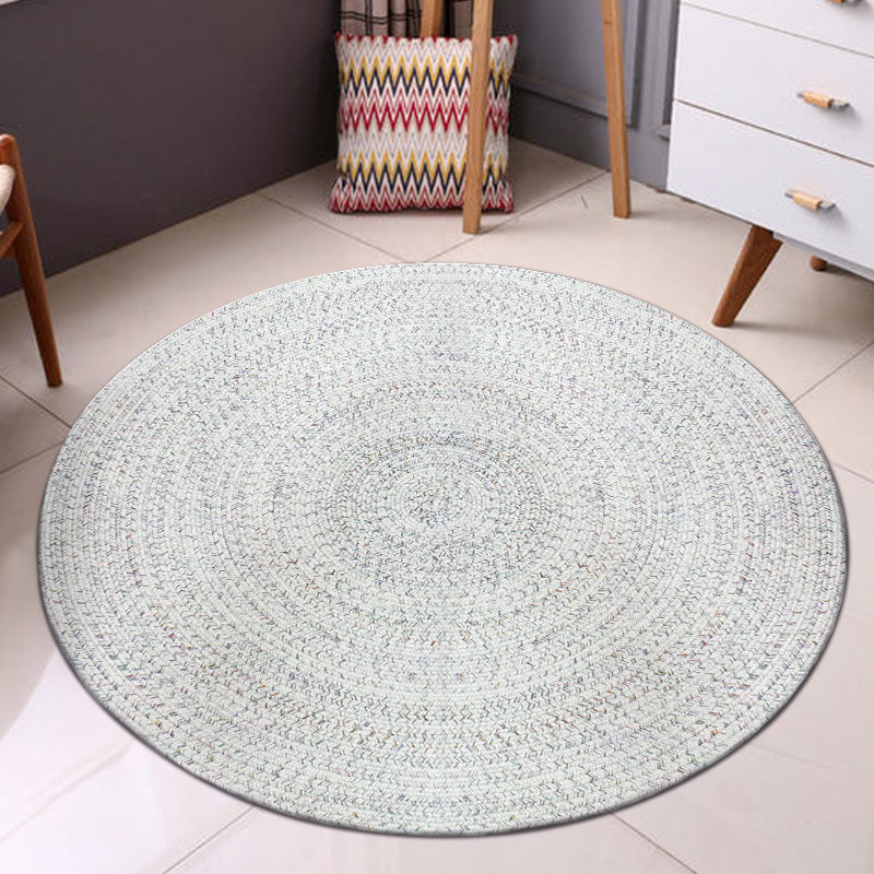 Lisslune | Stylish Multicolor Solid Carpet Polypropylene Cottage Carpet Stain Resistant Non-Slip Back Washable Carpet for Seating Area