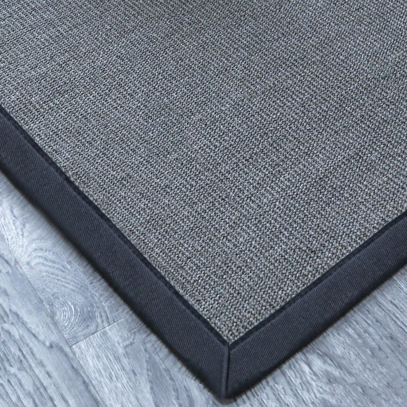 Lisslune | Multicolor Plain Mat Rug Sisal Woven Lodge Rug Non-Slip Backing Stain Resistant Machine Washable Area Carpet for Room