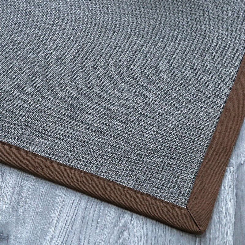 Lisslune | Multicolor Plain Mat Rug Sisal Woven Lodge Rug Non-Slip Backing Stain Resistant Machine Washable Area Carpet for Room