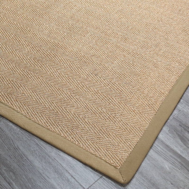 Lisslune | Multicolor Plain Mat Rug Sisal Woven Lodge Rug Non-Slip Backing Stain Resistant Machine Washable Area Carpet for Room