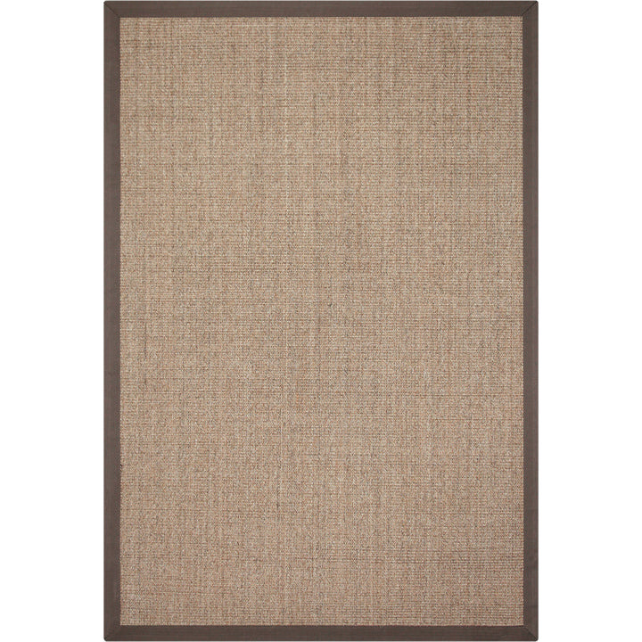 Lisslune | Brown Living Room Carpet Country Landscape Simple Carpet Sisal Non-slip Pet Friendly Washable Area Rug