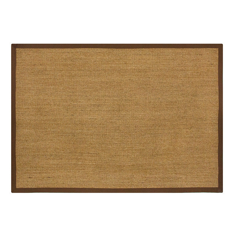 Lisslune | Japanese Style Rustic Carpet Multicolored Simple Carpet Washable Stain Resistant Non-Slip Underlay Carpet for Bedroom
