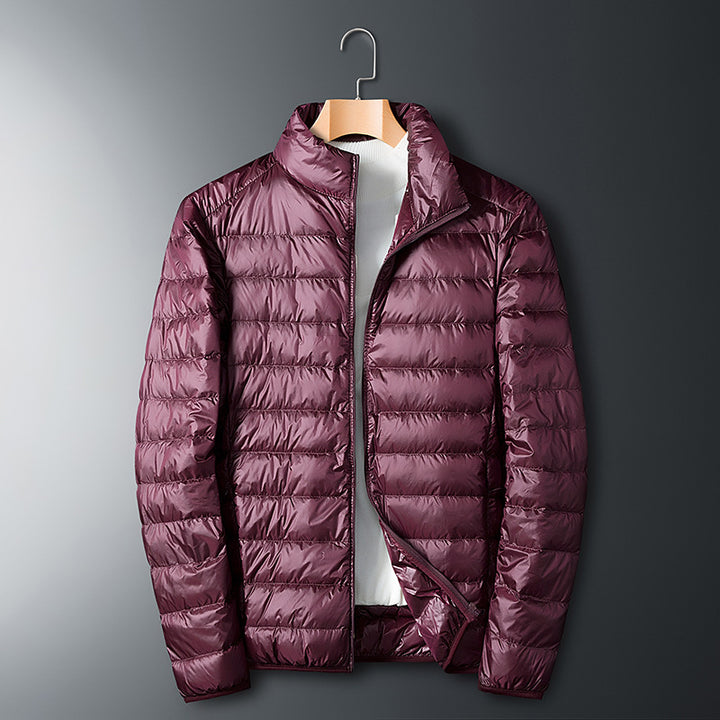 Men's Lightly Padded Quilted Jacket Lisslune