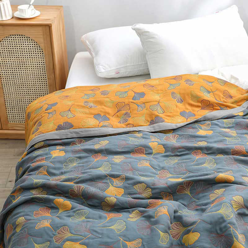 Lisslune | LeafNest - Soft Cotton Bed Linen with Leaf Motif
