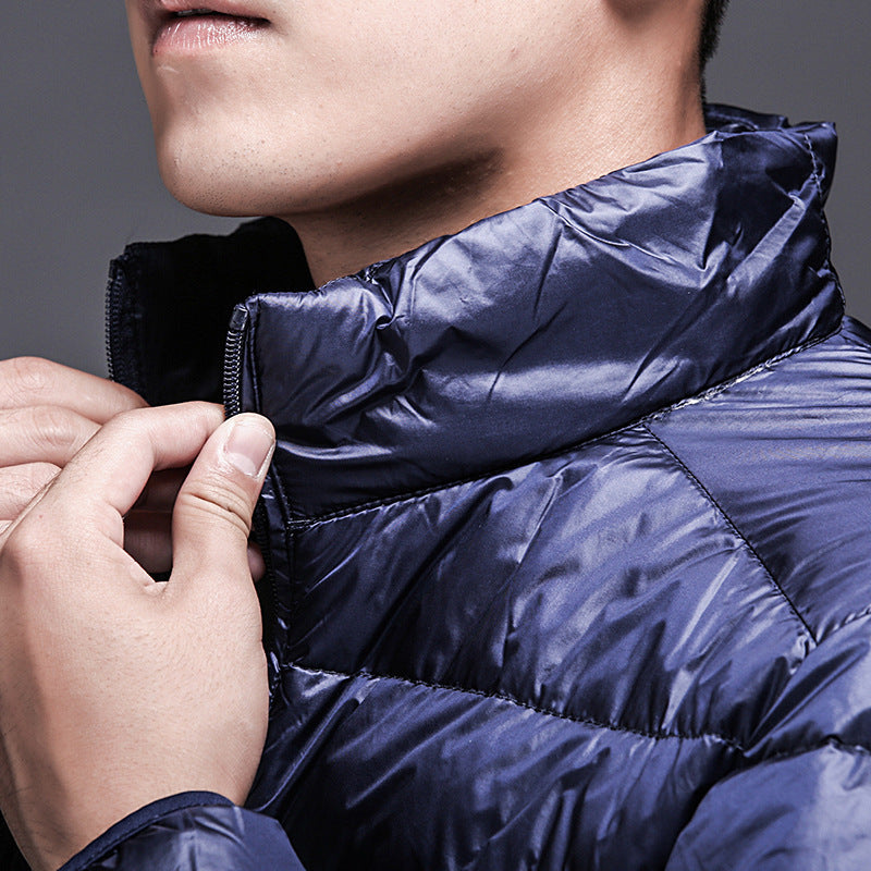 Men's Lightly Padded Quilted Jacket Lisslune