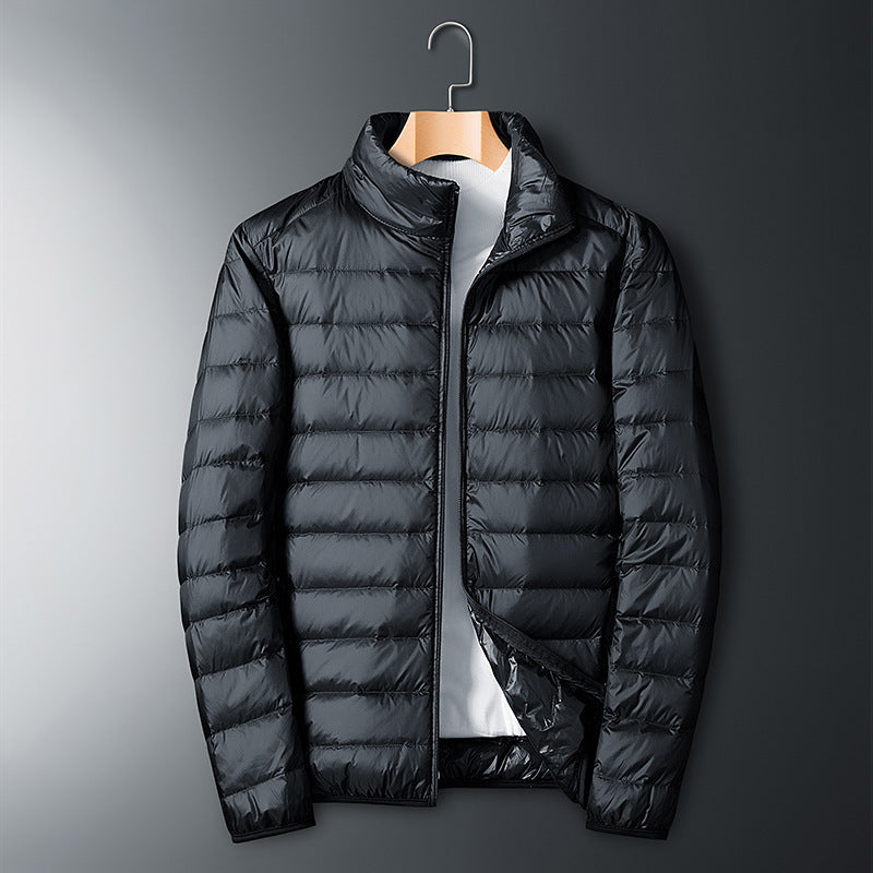 Men's Lightly Padded Quilted Jacket Lisslune
