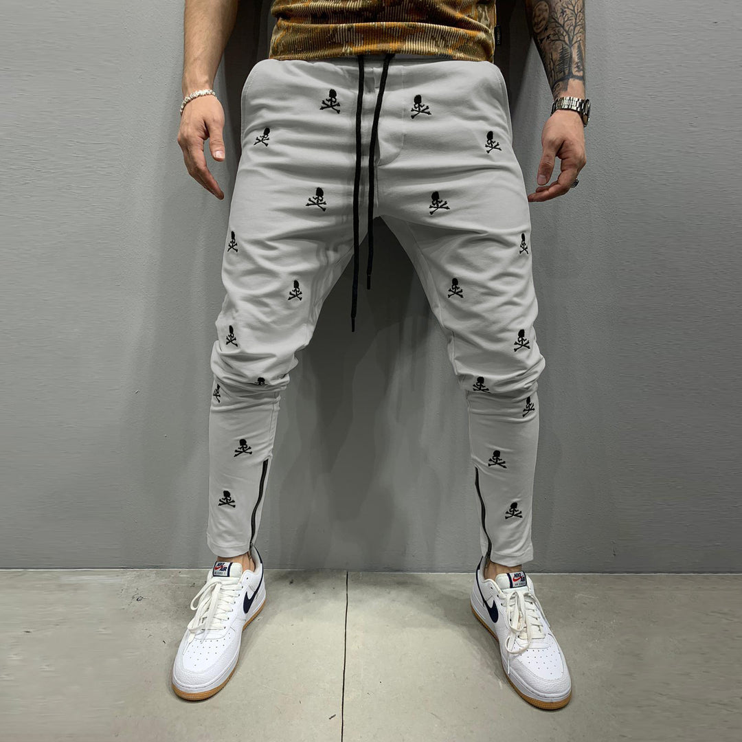 Men's cotton jogging pants with motif Lisslune
