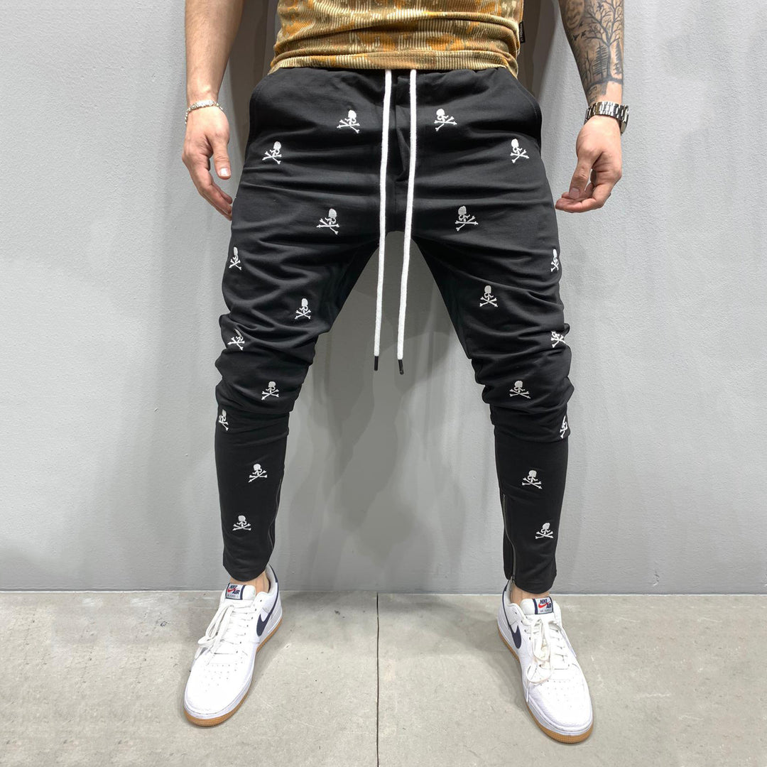 Men's cotton jogging pants with motif Lisslune